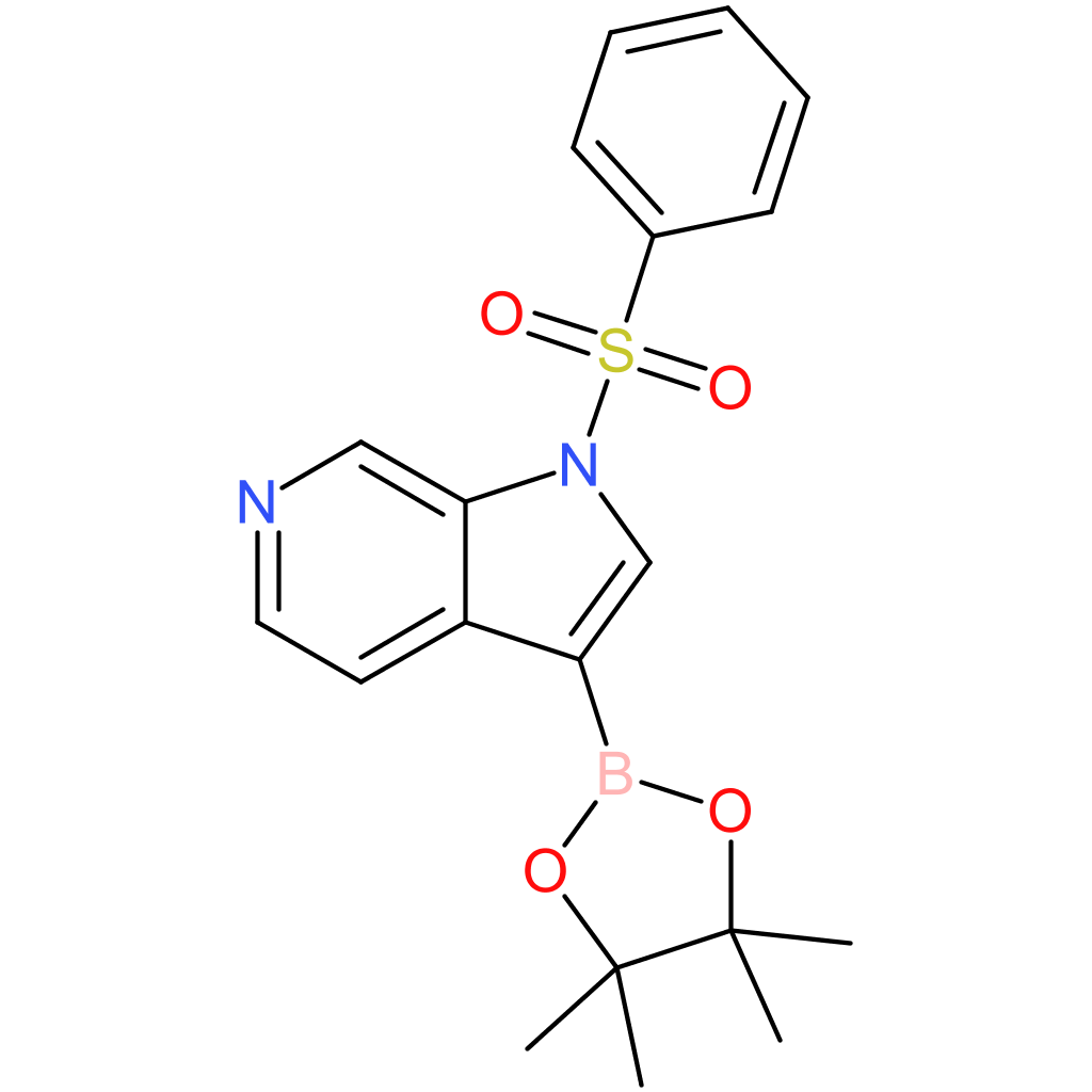 1-(benzenesulfonyl)-3-(4,4,5,5-tetramethyl-1,3,2-dioxaborolan-2-yl)-1H-pyrrolo[2,3-c]pyridine