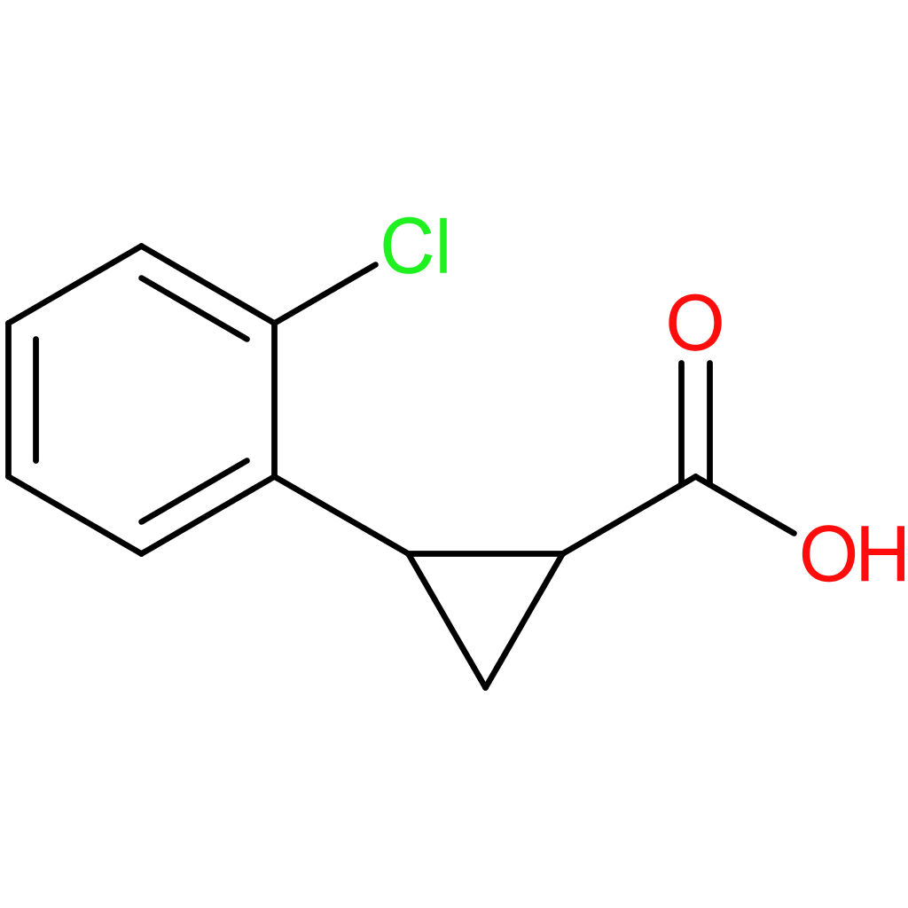 2-(2-chlorophenyl)cyclopropane-1-carboxylic acid
