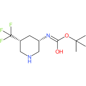 tert-butyl N-[cis-5-(trifluoromethyl)piperidin-3-yl]carbamate