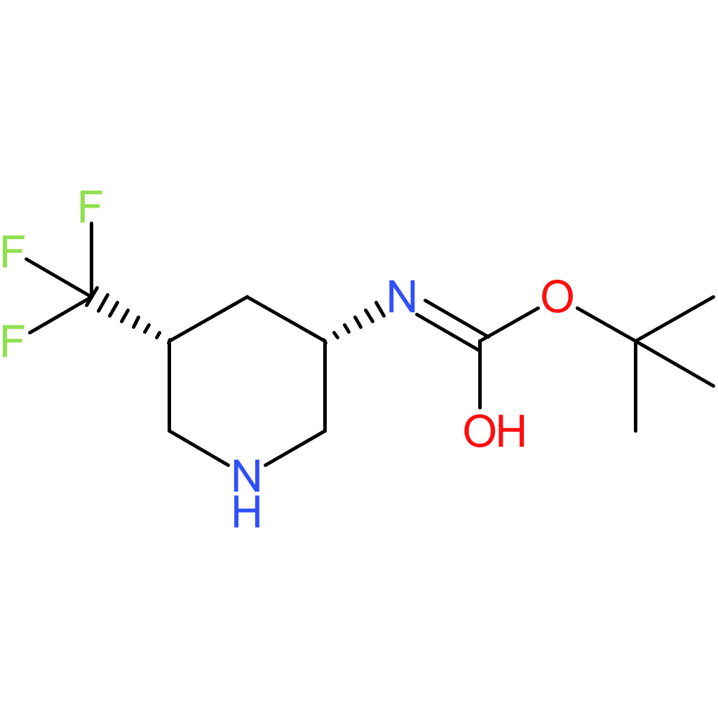 tert-butyl N-[cis-5-(trifluoromethyl)piperidin-3-yl]carbamate