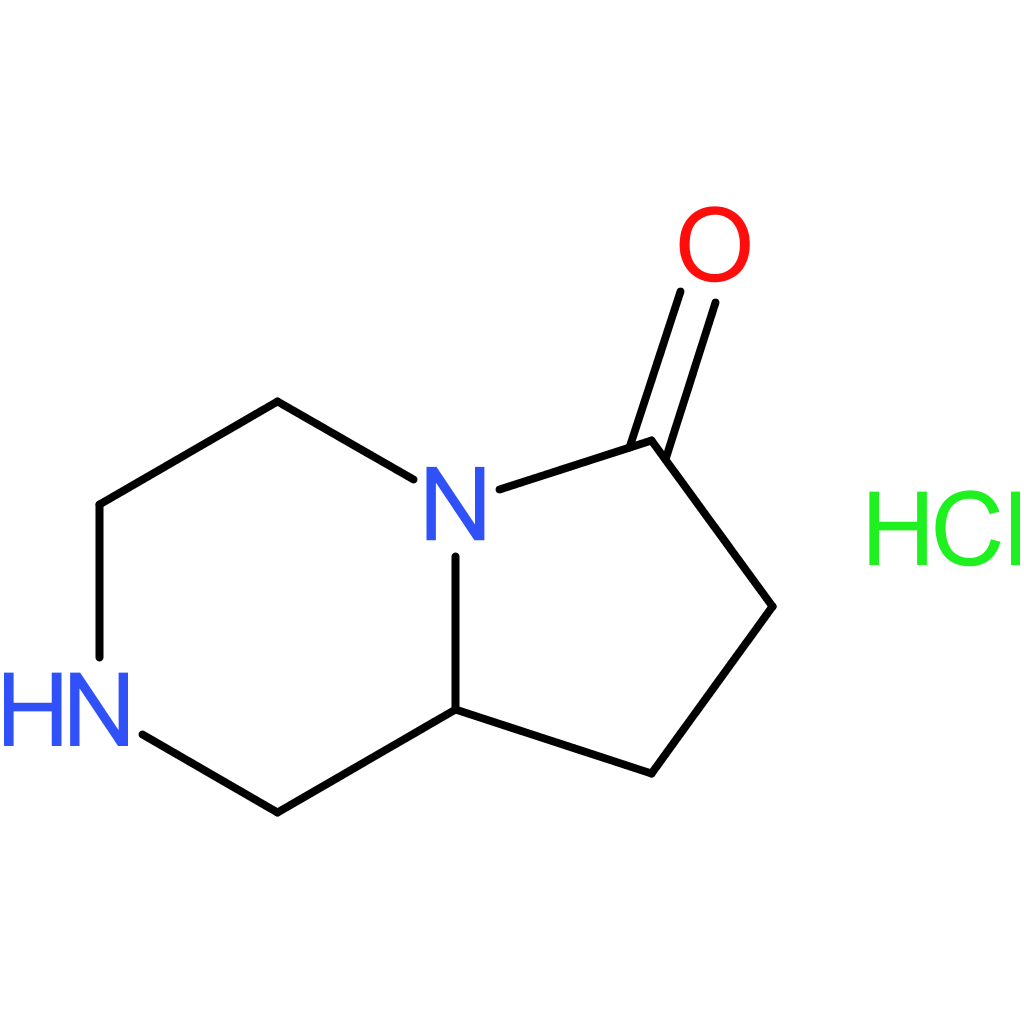 octahydropyrrolo[1,2-a]piperazin-6-one hydrochloride