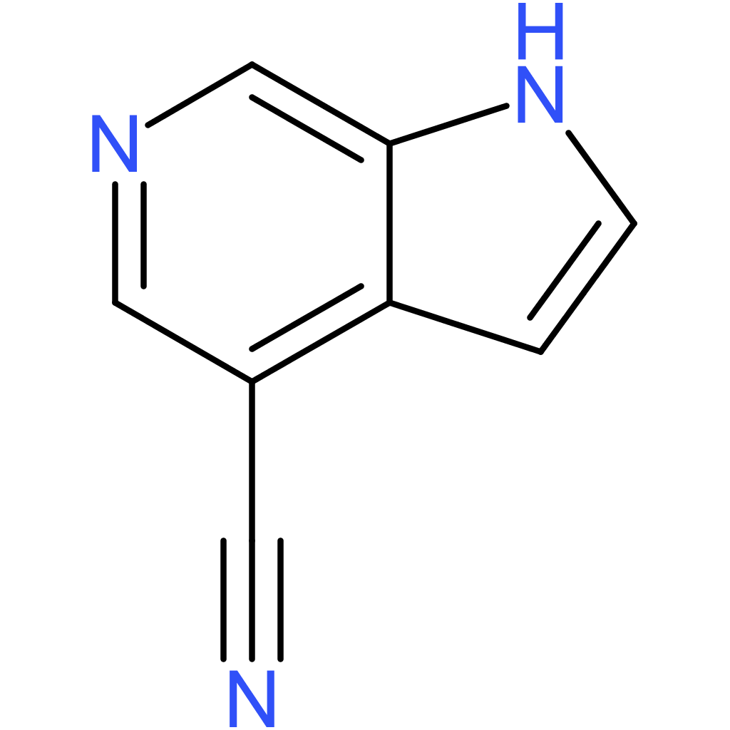 1H-pyrrolo[2,3-c]pyridine-4-carbonitrile