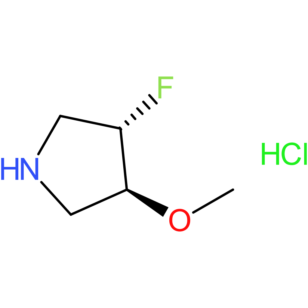 trans-4-fluoro-3-methoxypyrrolidine hydrochloride