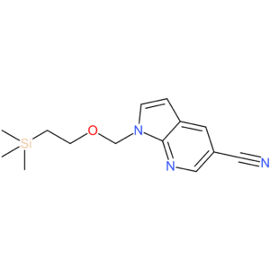 1-{[2-(trimethylsilyl)ethoxy]methyl}-1h-pyrrolo[2,3-b]pyridine-5-carbonitrile