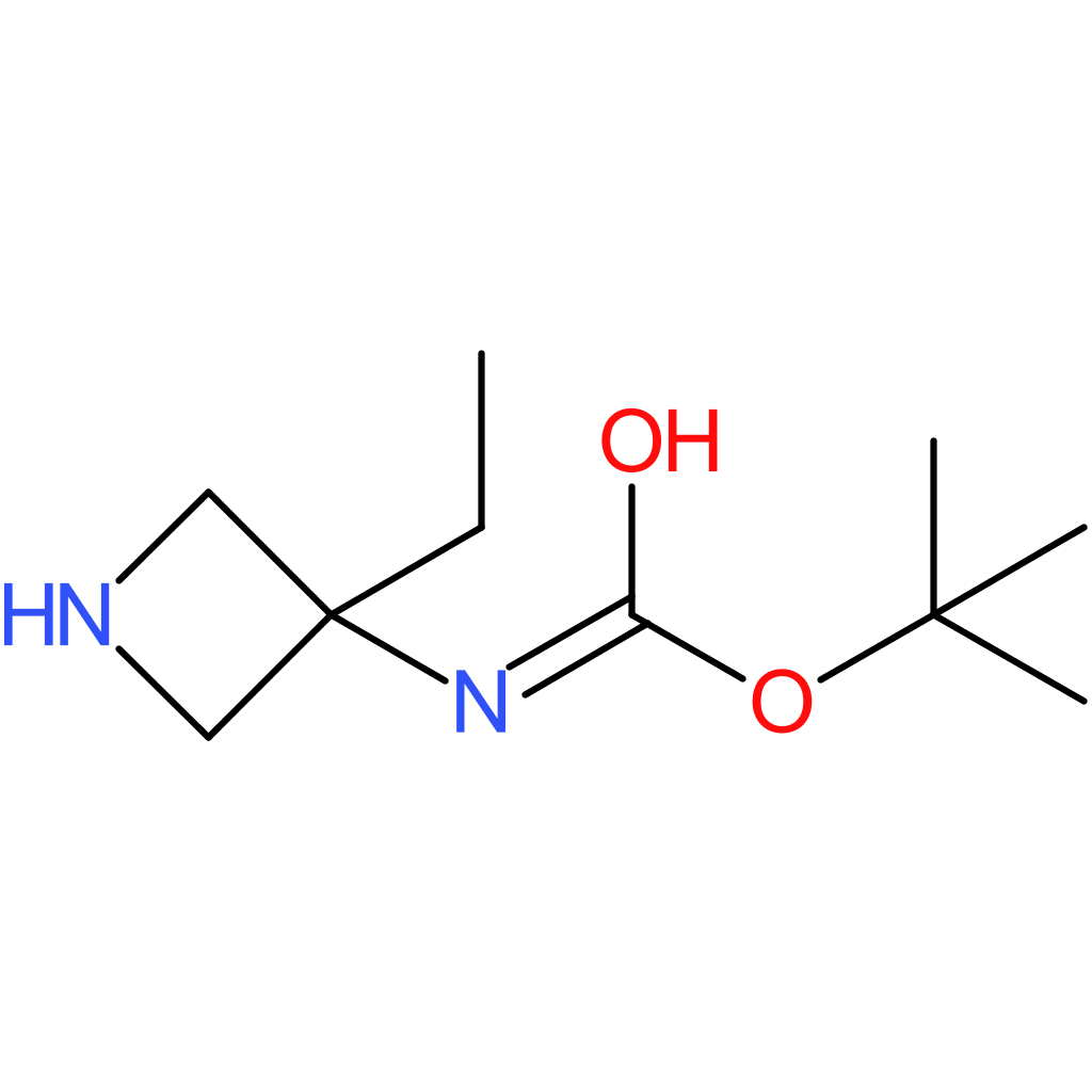 tert-butyl N-(3-ethylazetidin-3-yl)carbamate