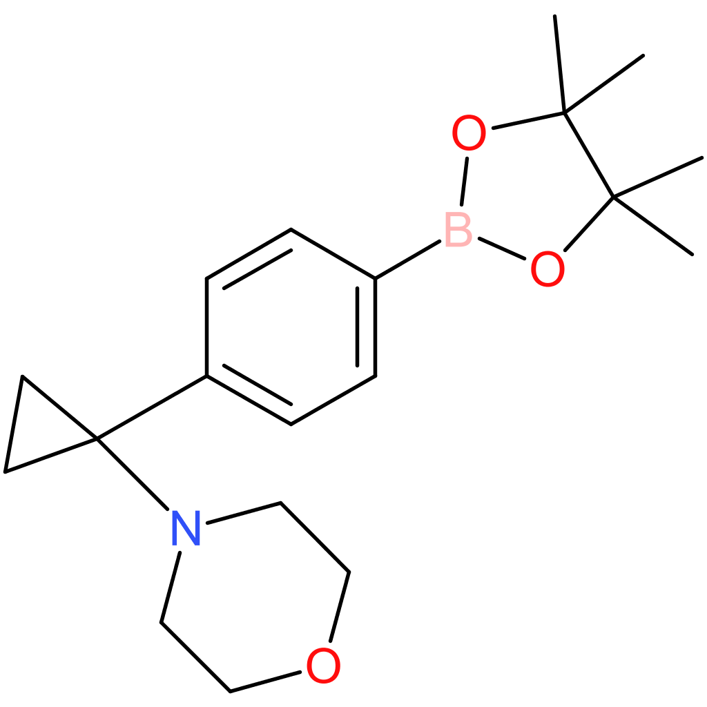 morpholine, 4-[1-[4-(4,4,5,5-tetramethyl-1,3,2-dioxaborolan-2-yl)phenyl]cyclopropyl]-