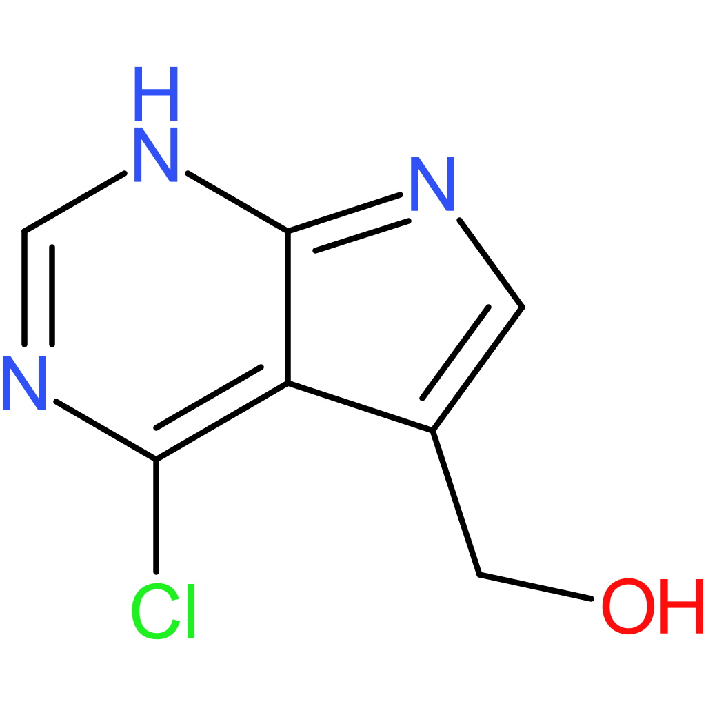 {4-chloro-7H-pyrrolo[2,3-d]pyrimidin-5-yl}methanol