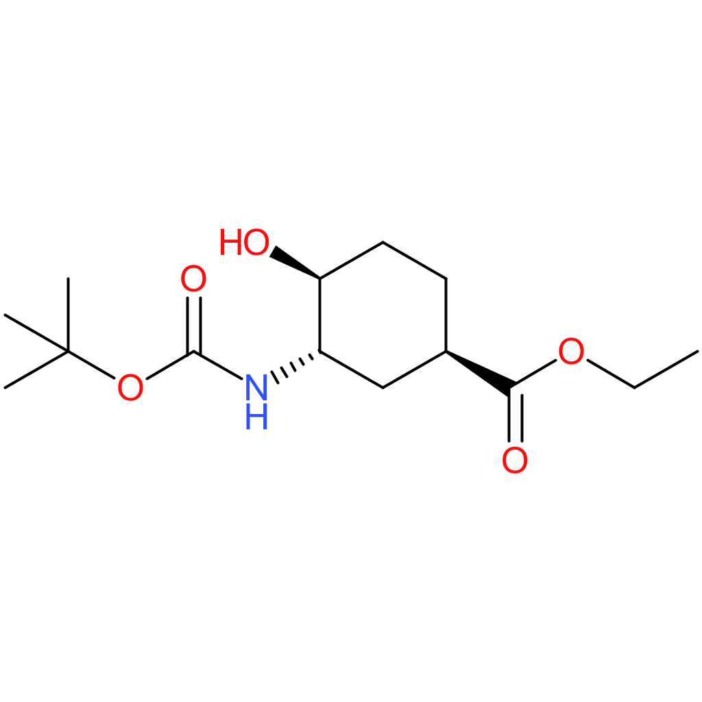 ethyl (1R,3S,4S)-3-{[(tert-butoxy)carbonyl]amino}-4-hydroxycyclohexane-1-carboxylate