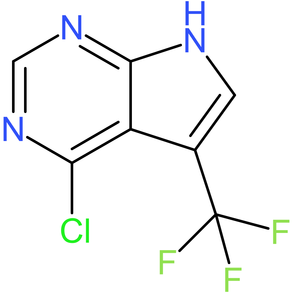 4-chloro-5-(trifluoromethyl)-7H-pyrrolo[2,3-d]pyrimidine