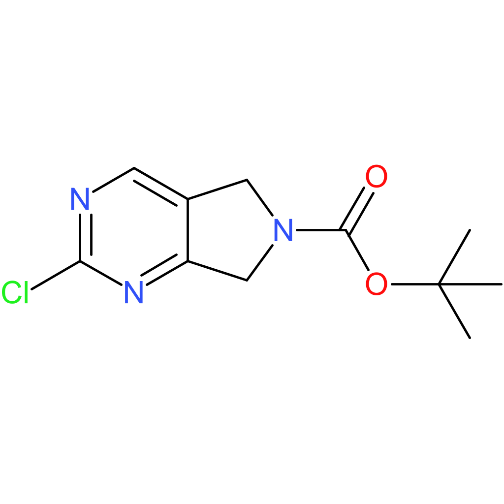 tert-butyl 2-chloro-5H,6H,7H-pyrrolo[3,4-d]pyrimidine-6-carboxylate