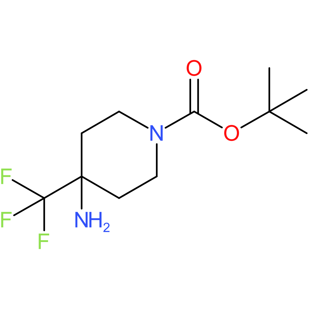 tert-butyl 4-amino-4-(trifluoromethyl)piperidine-1-carboxylate