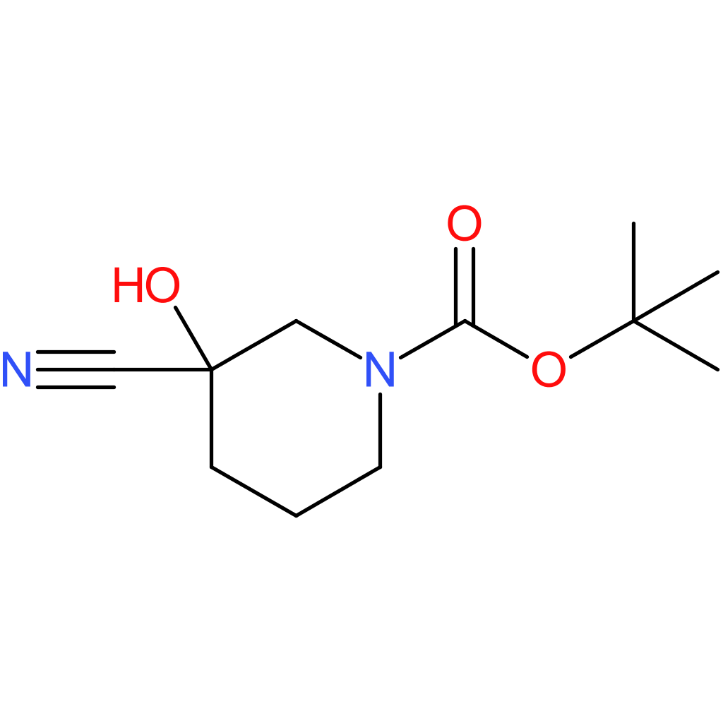 tert-butyl 3-cyano-3-hydroxypiperidine-1-carboxylate