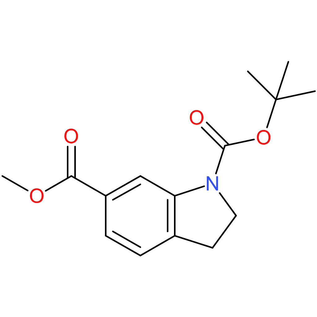 1-tert-butyl 6-methyl 2,3-dihydro-1h-indole-1,6-dicarboxylate