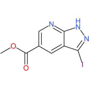 methyl 3-iodo-1H-pyrazolo[3,4-b]pyridine-5-carboxylate