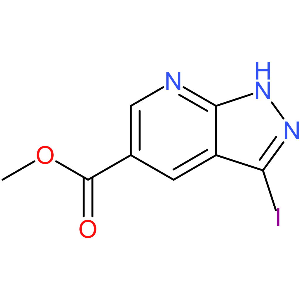 methyl 3-iodo-1H-pyrazolo[3,4-b]pyridine-5-carboxylate