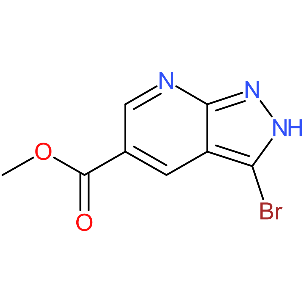 methyl 3-bromo-1H-pyrazolo[3,4-b]pyridine-5-carboxylate