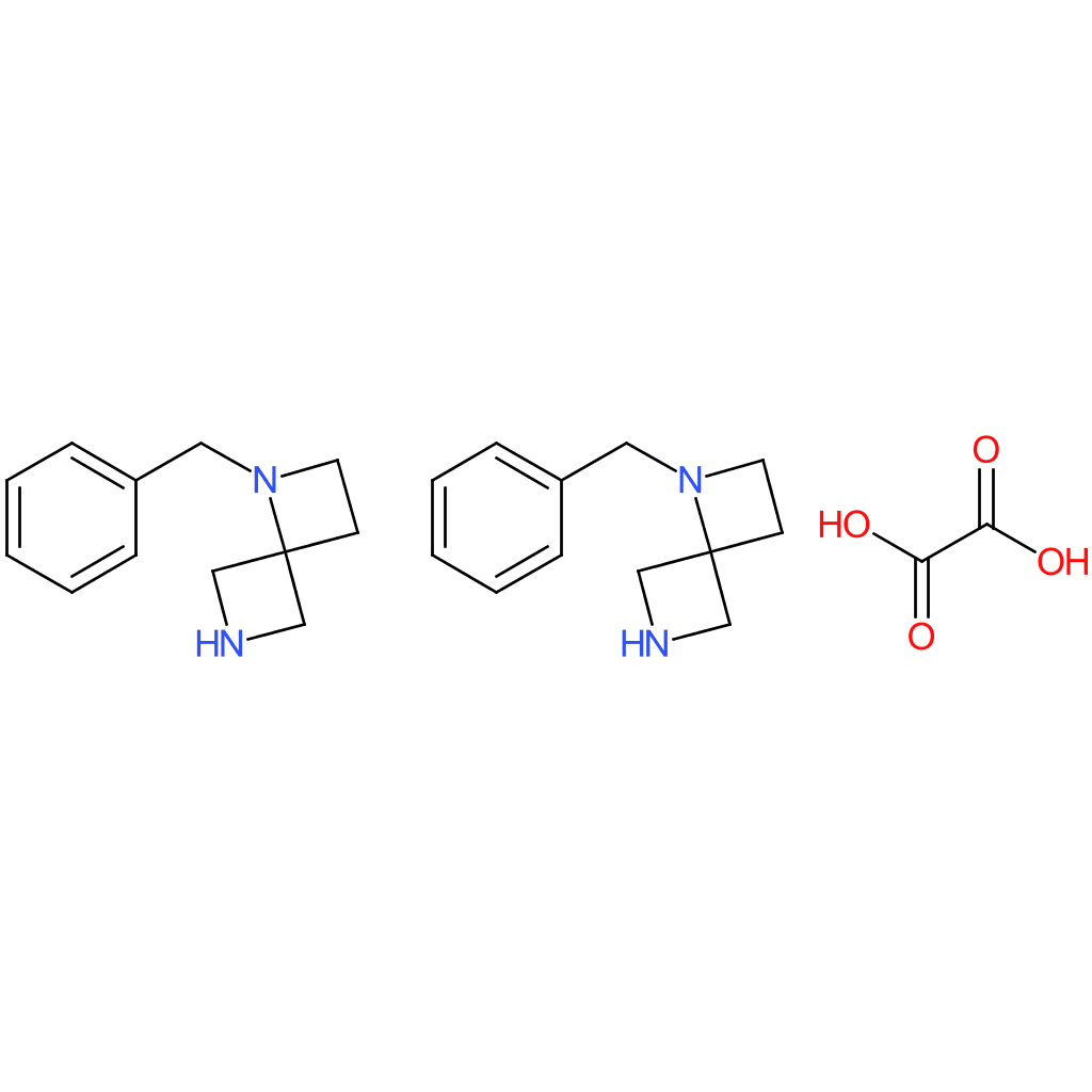 1-benzyl-1,6-diazaspiro[3.3]heptane hemioxalate