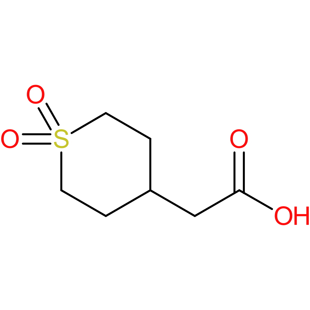 (1,1-dioxidotetrahydro-2h-thiopyran-4-yl)acetic acid