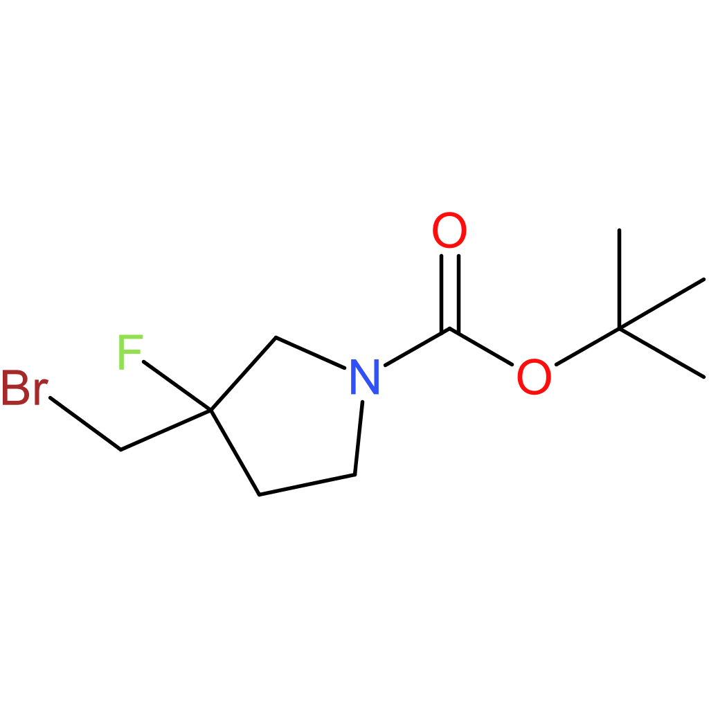 tert-butyl 3-(bromomethyl)-3-fluoropyrrolidine-1-carboxylate