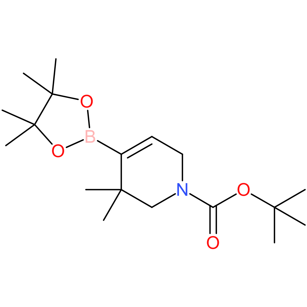 tert-butyl 3,3-dimethyl-4-(tetramethyl-1,3,2-dioxaborolan-2-yl)-1,2,3,6-tetrahydropyridine-1-carboxylate
