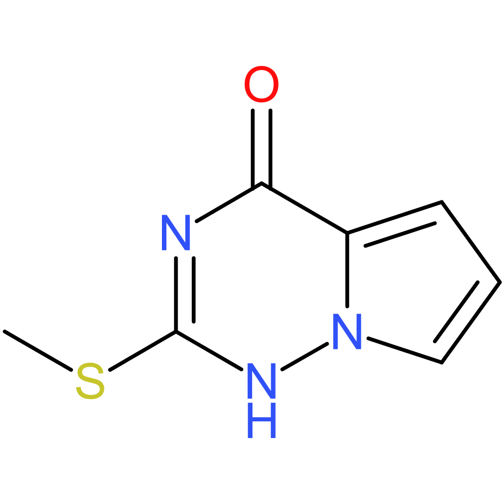 2-(methylsulfanyl)-3h,4h-pyrrolo[2,1-f][1,2,4]triazin-4-one