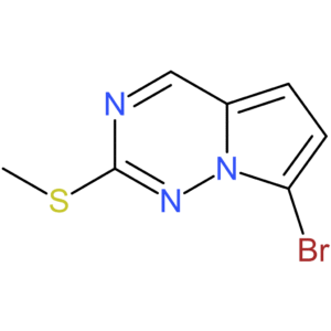 7-bromo-2-(methylsulfanyl)pyrrolo[2,1-f][1,2,4]triazine