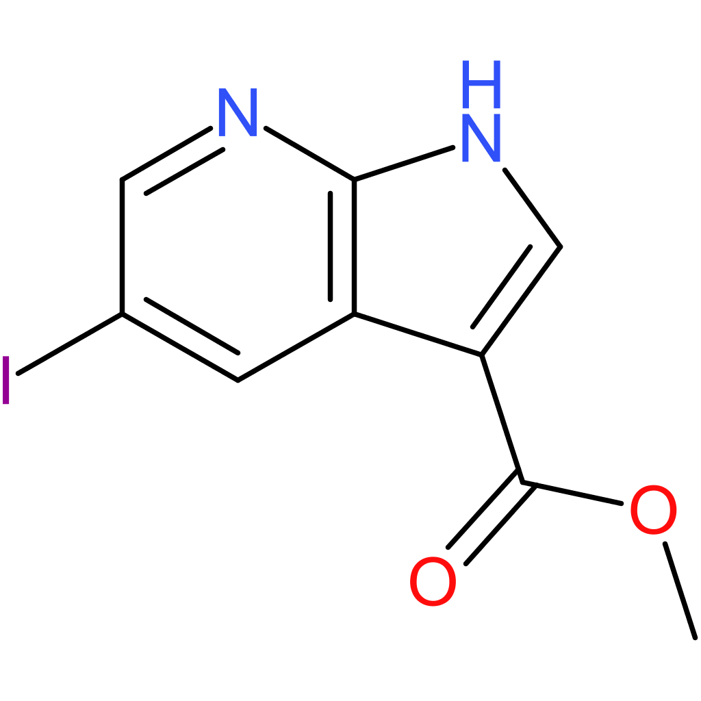 methyl 5-iodo-1H-pyrrolo[2,3-b]pyridine-3-carboxylate