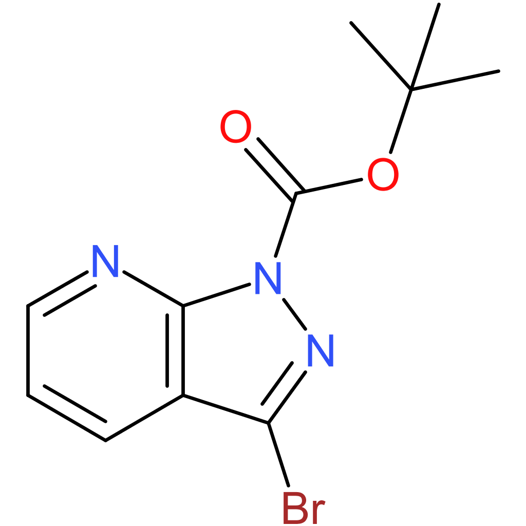 tert-butyl 3-bromo-1H-pyrazolo[3,4-b]pyridine-1-carboxylate
