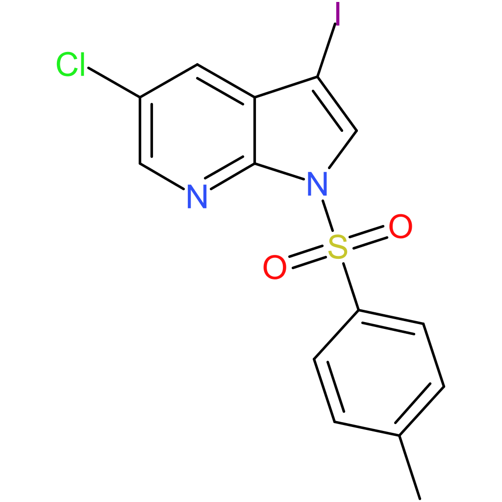 5-chloro-3-iodo-1-(4-methylbenzenesulfonyl)-1H-pyrrolo[2,3-b]pyridine