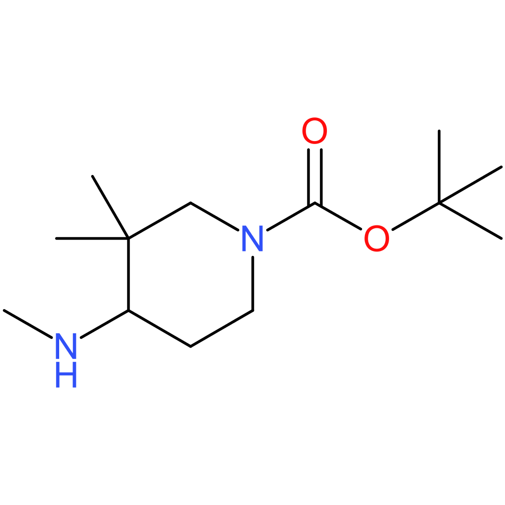 tert-butyl 3,3-dimethyl-4-(methylamino)piperidine-1-carboxylate
