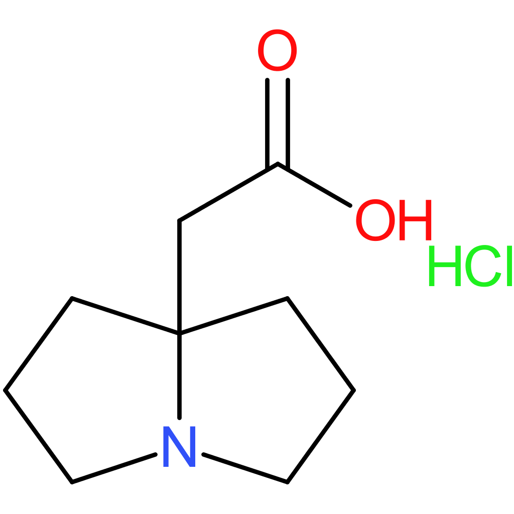 2-(hexahydro-1H-pyrrolizin-7a-yl)acetic acid hydrochloride