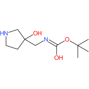 tert-butyl N-[(3-hydroxypyrrolidin-3-yl)methyl]carbamate