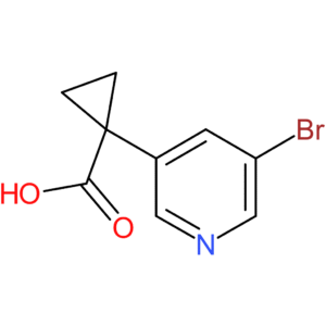 1-(5-bromopyridin-3-yl)cyclopropane-1-carboxylic acid
