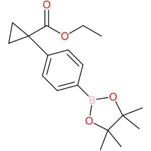 ethyl 1-[4-(tetramethyl-1,3,2-dioxaborolan-2-yl)phenyl]cyclopropane-1-carboxylate