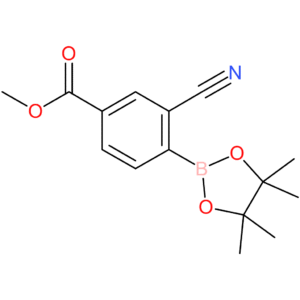 methyl 3-cyano-4-(tetramethyl-1,3,2-dioxaborolan-2-yl)benzoate