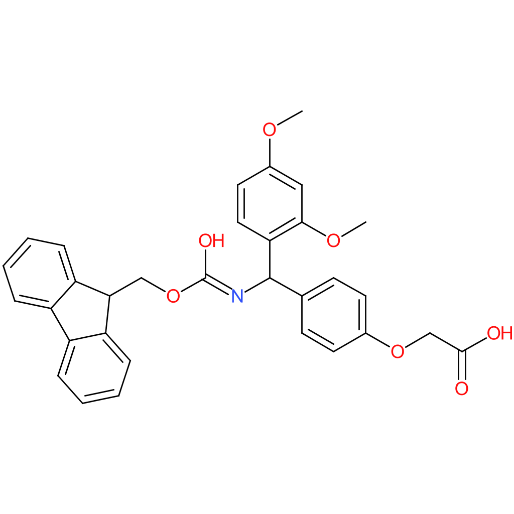 4-[(2,4-Dimethoxyphenyl)(Fmoc-amino)methyl]phenoxyacetic acid