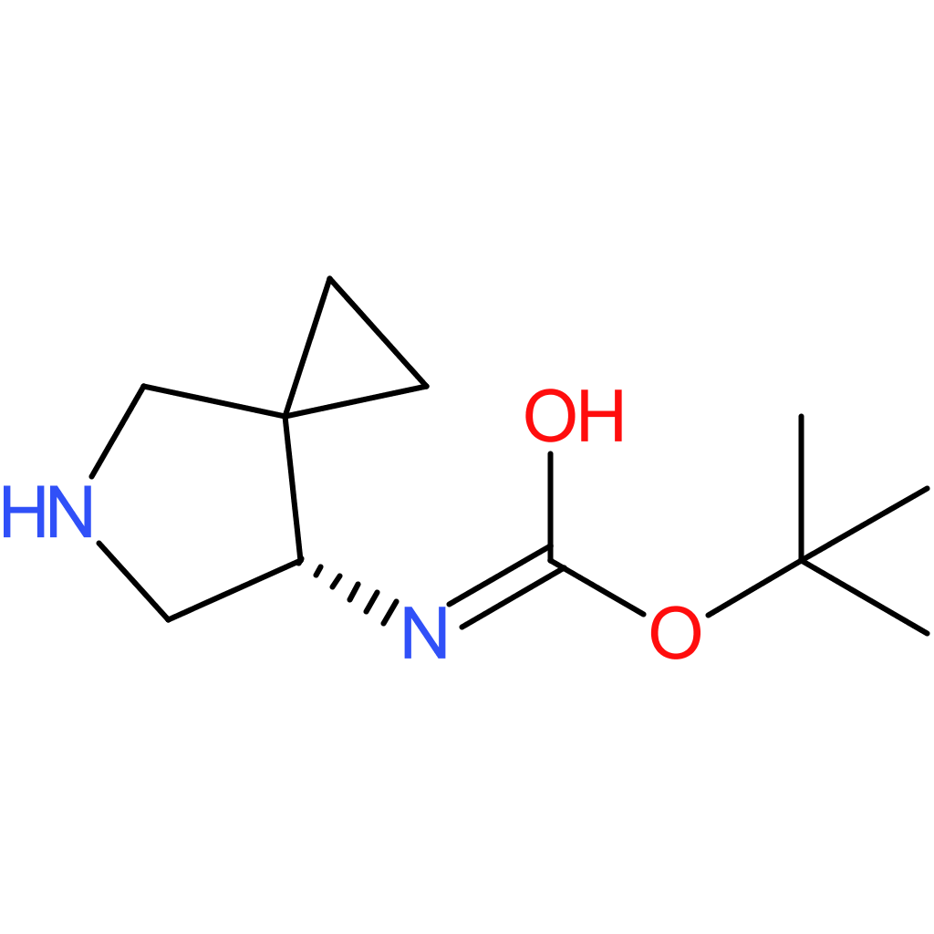 tert-butyl N-[(7S)-5-azaspiro[2.4]heptan-7-yl]carbamate