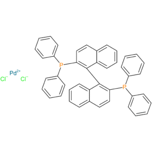 Dichloro[(S)-(?)-2,2?-bis(diphenylphosphino)-1,1?-binaphthyl]palladium(II)?Pd>13.3%