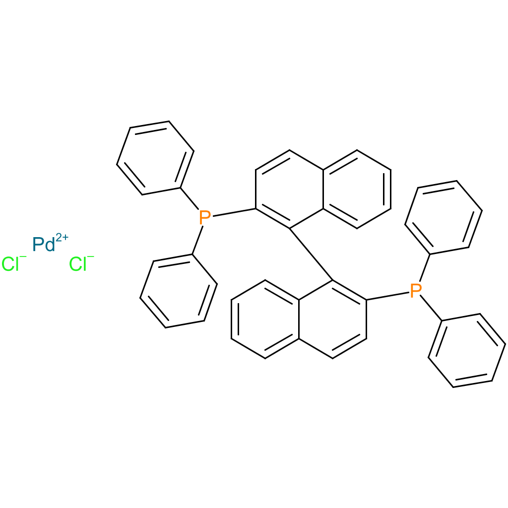 Dichloro[(S)-(?)-2,2?-bis(diphenylphosphino)-1,1?-binaphthyl]palladium(II)?Pd>13.3%