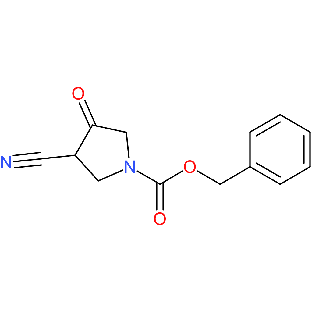 benzyl 3-cyano-4-oxopyrrolidine-1-carboxylate