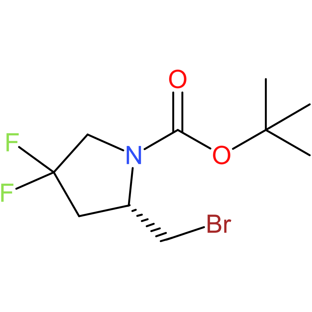 tert-butyl (2S)-2-(bromomethyl)-4,4-difluoropyrrolidine-1-carboxylate