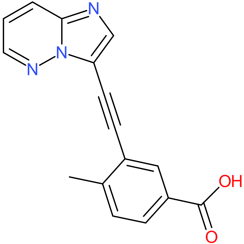 3-(2-{imidazo[1,2-b]pyridazin-3-yl}ethynyl)-4-methylbenzoic acid