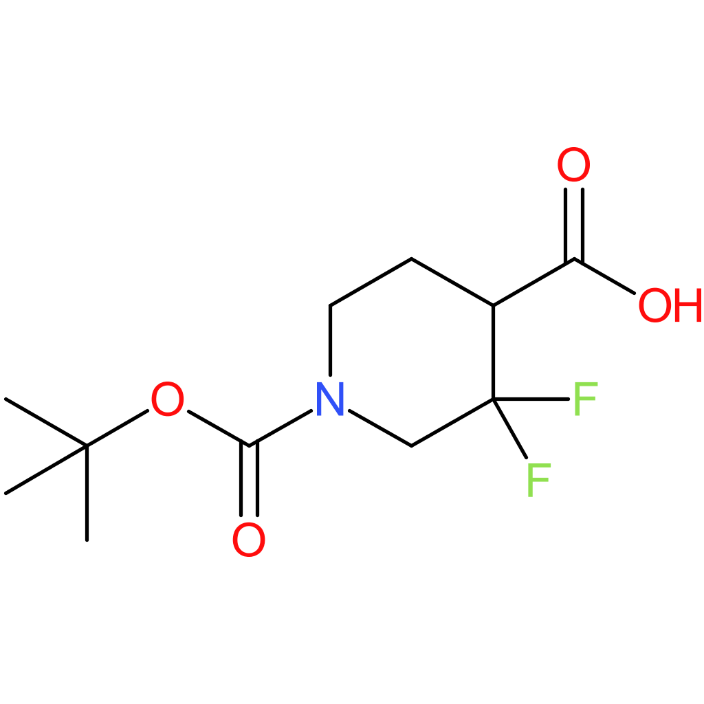 1-[(tert-butoxy)carbonyl]-3,3-difluoropiperidine-4-carboxylic acid