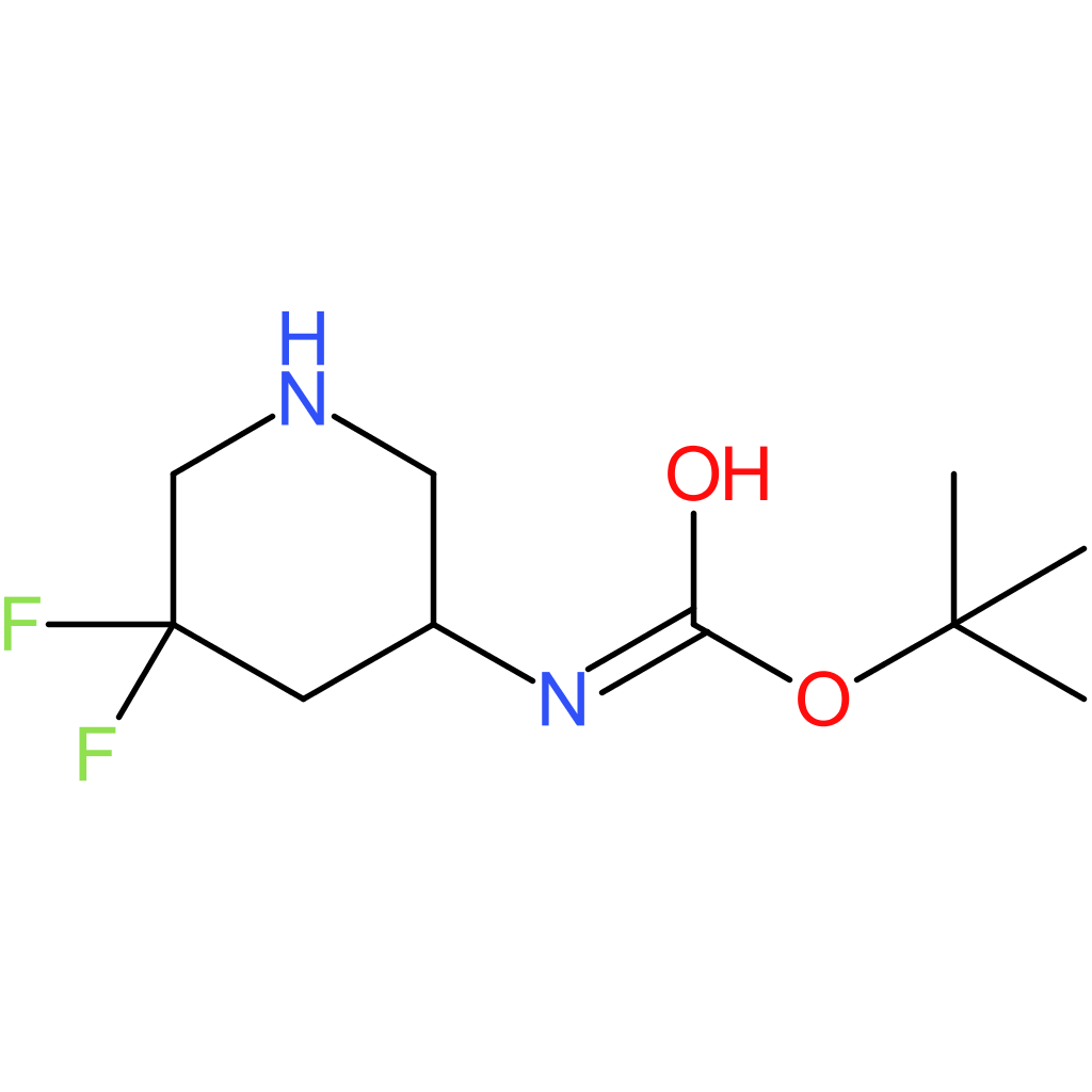 tert-butyl N-(5,5-difluoropiperidin-3-yl)carbamate