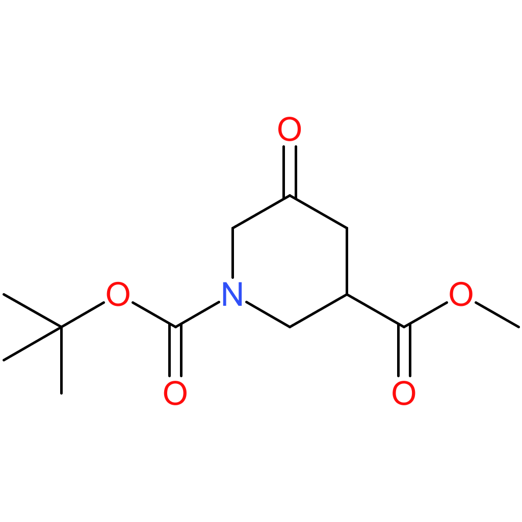 1-tert-butyl 3-methyl 5-oxopiperidine-1,3-dicarboxylate