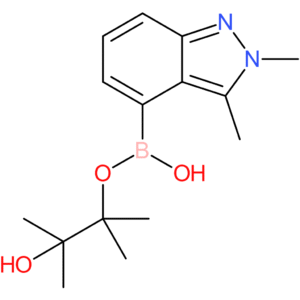 2,3-dimethyl-4-(tetramethyl-1,3,2-dioxaborolan-2-yl)-2H-indazole