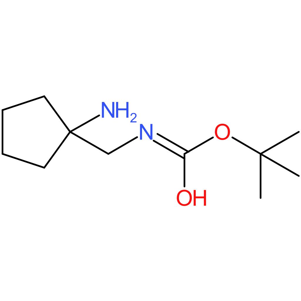tert-butyl N-[(1-aminocyclopentyl)methyl]carbamate