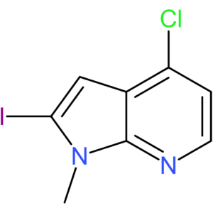 4-chloro-2-iodo-1-methyl-1H-pyrrolo[2,3-b]pyridine