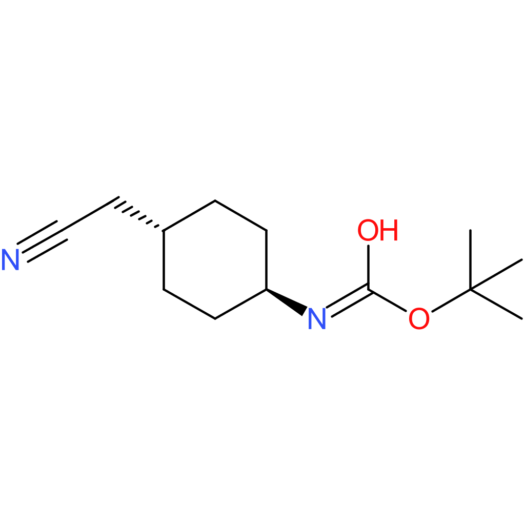 Carbamic acid, N-?[trans-?4-?(cyanomethyl)?cyclohexyl]?-?, 1,?1-?dimethylethyl ester