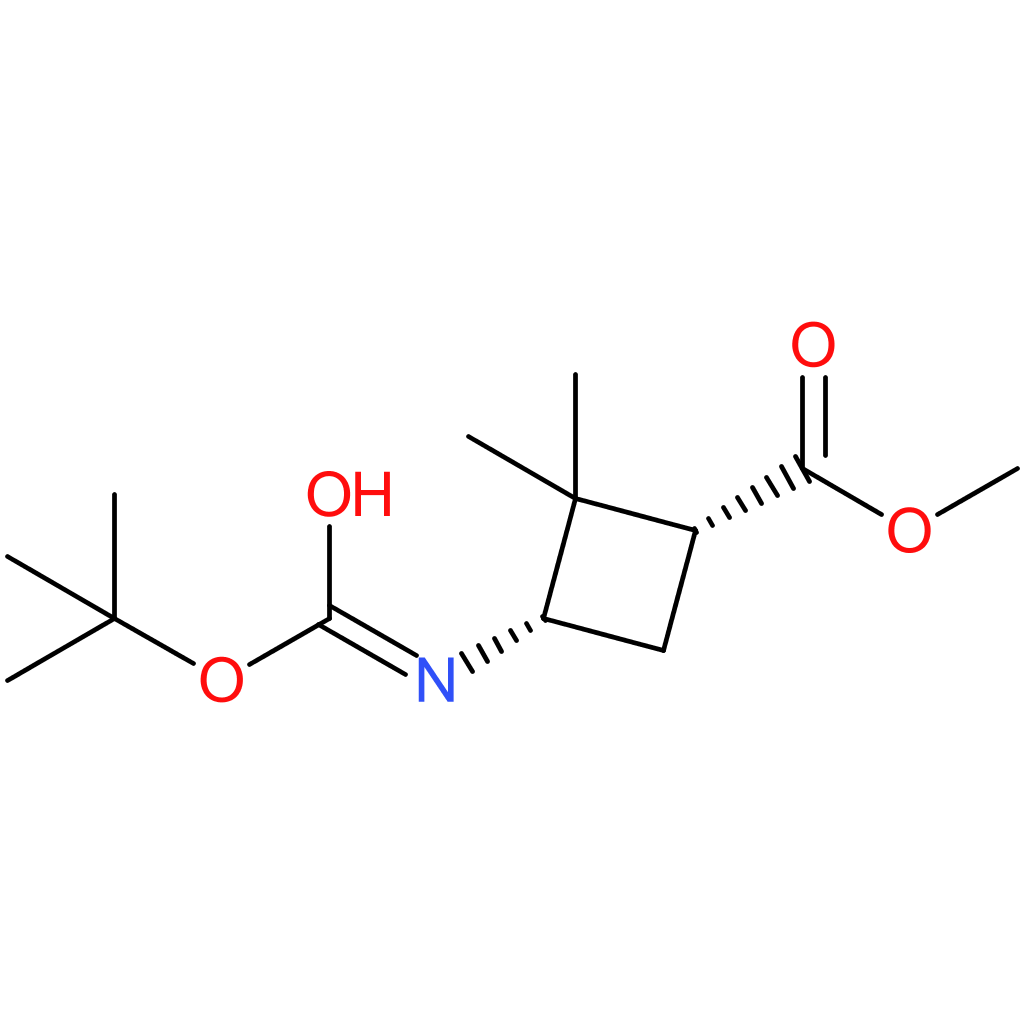 methyl cis-3-(boc-amino)-2,2-dimethylcyclobutanecarboxylate